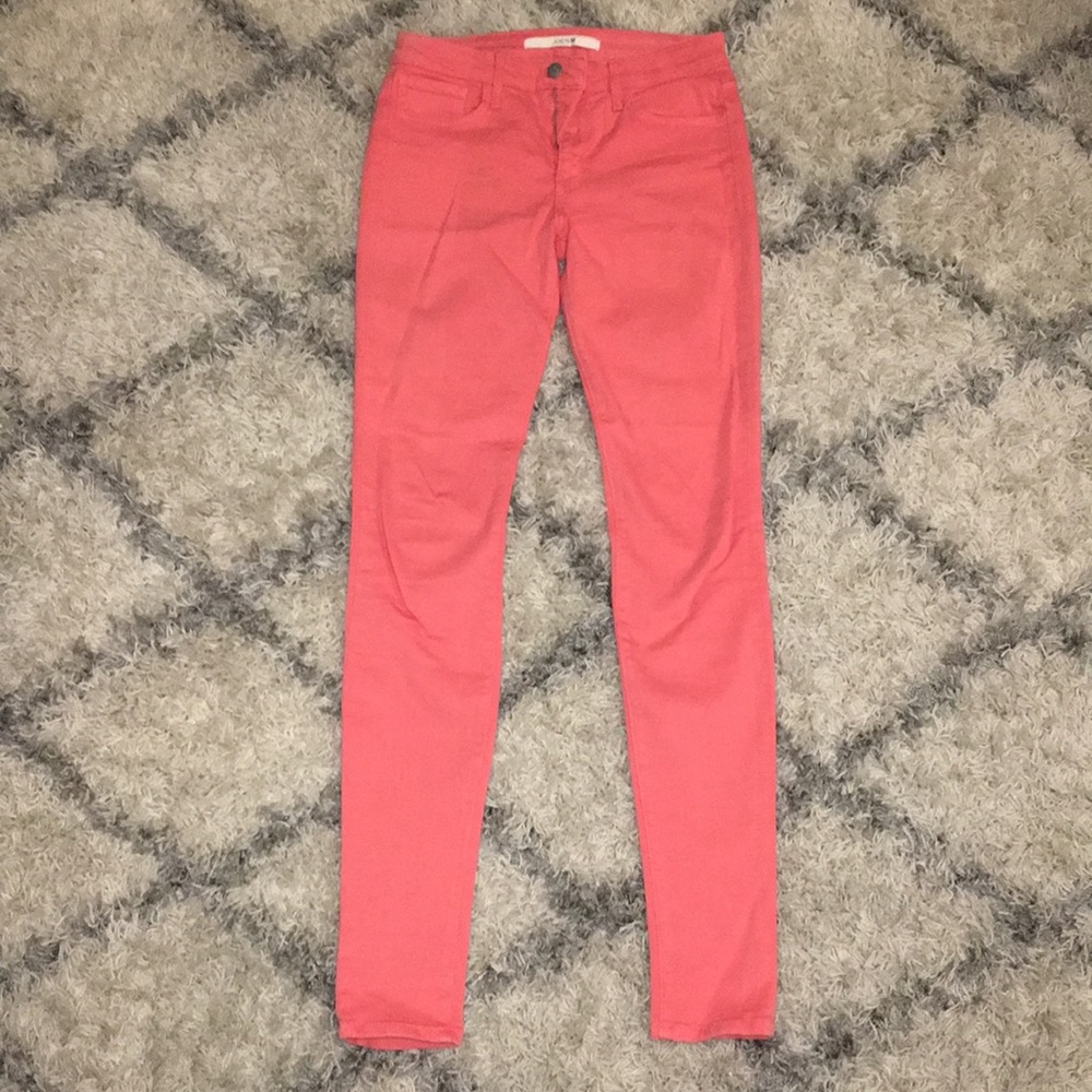 Joe’s “the skinny” jeans. Coral. Size 29